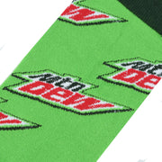 Mountain Dew All Over Men's Crew Socks