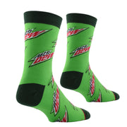 Mountain Dew All Over Men's Crew Socks