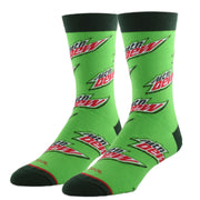 Mountain Dew All Over Men's Crew Socks