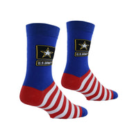 USA Army Flag Men's Crew Socks