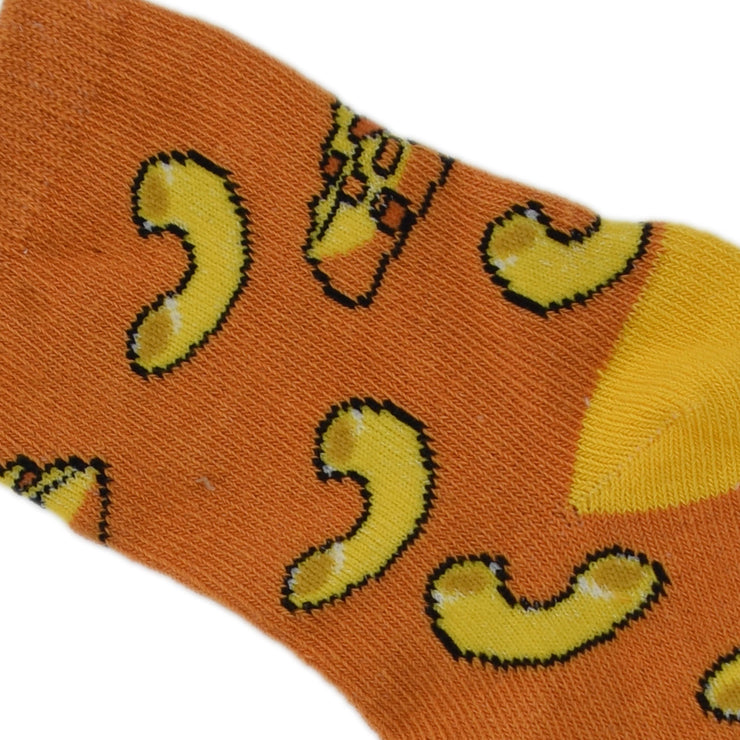 Mac N Cheesy Little Kids Crew Socks