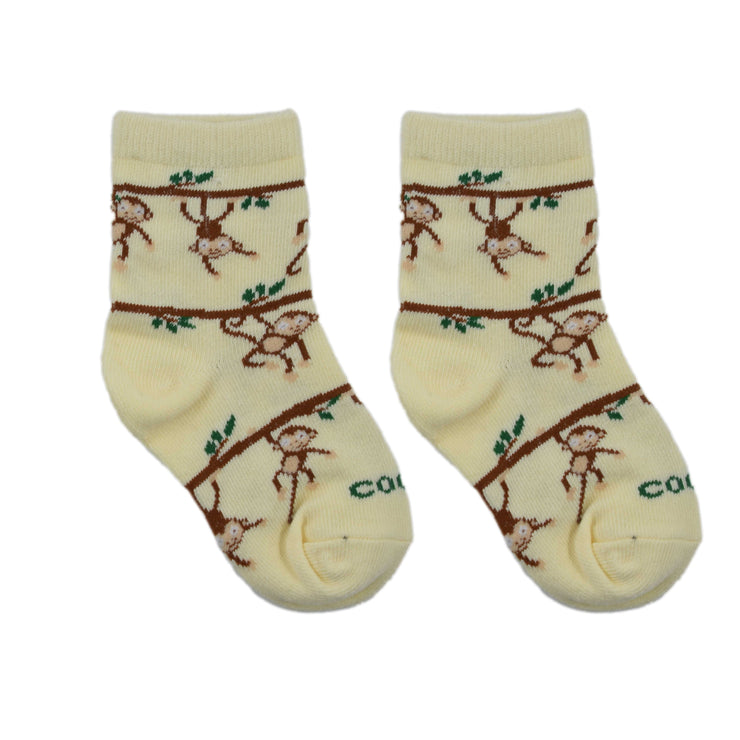 Monkeys Little Kids Crew Socks