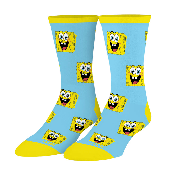 Spongebob All Over Little Kids Crew Socks