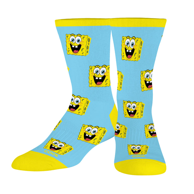 Spongebob All Over Big Kids Crew Socks