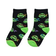 TMNT Heads Big Kids Crew Socks