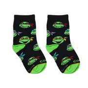 TMNT Heads Big Kids Crew Socks