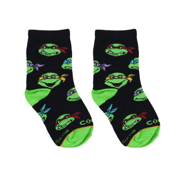 TMNT Heads Kids Crew Socks