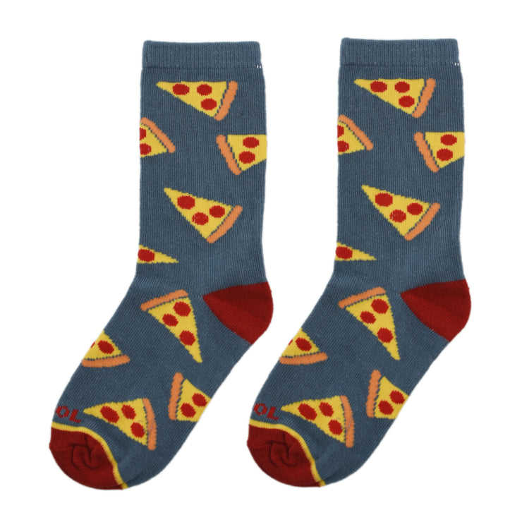 Pizza Big Kids Crew Socks