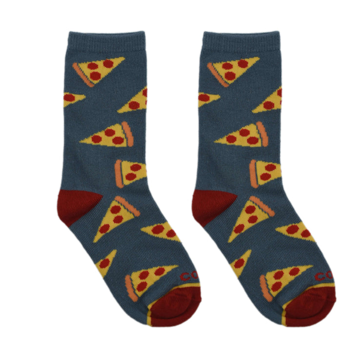 Pizza Big Kids Crew Socks