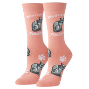 Dont Touch Me Women's Crew Socks