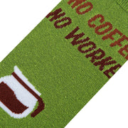 No Coffee No Workee Women's Crew Socks