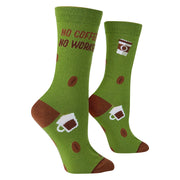 No Coffee No Workee Women's Crew Socks