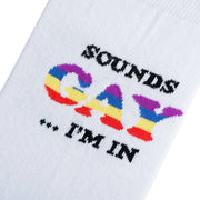 Sounds Gay Im In Women's Crew Socks