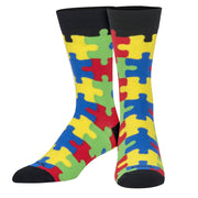 Puzzled Men's Crew Socks