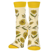 Sun Flower Women's Crew Socks