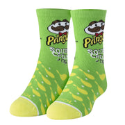 Pringles Sour Cream Big Kids Crew Socks