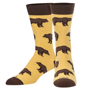 Grizzly Bear Men's Crew Socks