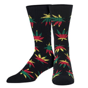 Cool Socks, Funny Weed, Pot and Marijuana Themed Socks Gift Box Set, 5 Pairs