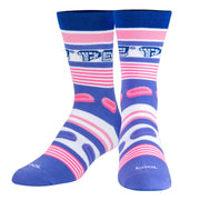 Pez Stripes Men's Crew Socks