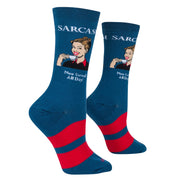 Sarcasm Women's Crew Socks