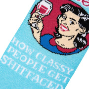 Classy People Women's Crew Socks