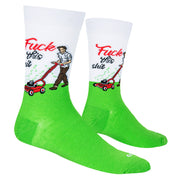 Fuck This Grass Women's Crew Socks