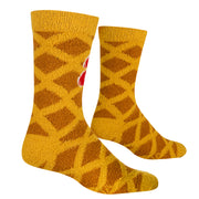 Eggo Waffles Fuzzy Women's Crew Socks