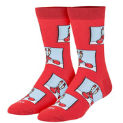 Confused Mr Krab Men's Crew Socks