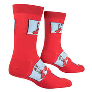 Confused Mr Krab Men's Crew Socks