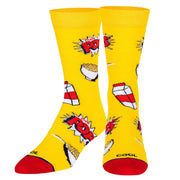 Corn Pops Cereal Bowls Men's Crew Socks