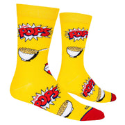 Corn Pops Cereal Bowls Men's Crew Socks