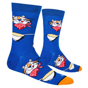 Frosted Flakes Cereal Bowls Men's Crew Socks