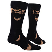 Fuck Shaving Men's Crew Socks