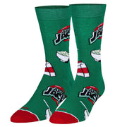 Apple Jacks Cereal Bowl Men's Crew Socks