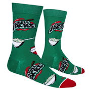 Apple Jacks Cereal Bowl Men's Crew Socks