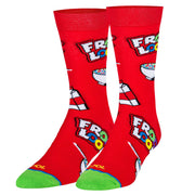 Froot Loops Cereal Bowl Men's Crew Socks