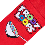 Froot Loops Cereal Bowl Men's Crew Socks