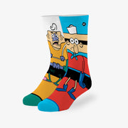 Mermaid Man & Barnacle Boy Big Kids Crew Socks