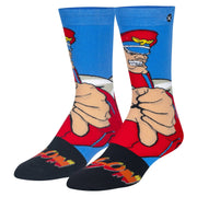 M Bison Men's Crew Socks