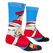 M Bison Men's Crew Socks