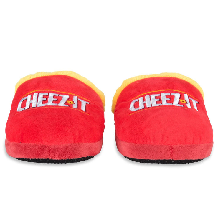 Cheez-It Fuzzy Slip-On Slippers