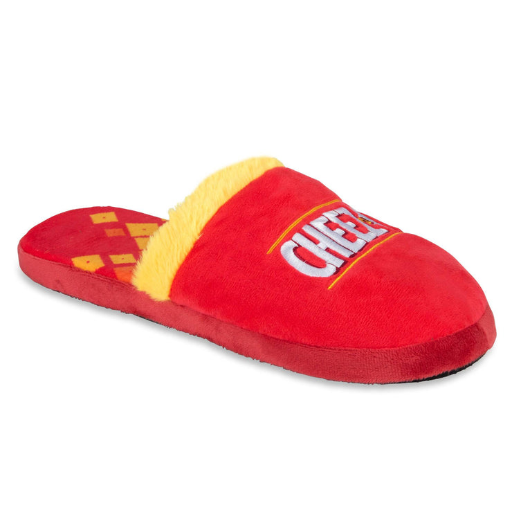 Cheez-It Fuzzy Slip-On Slippers