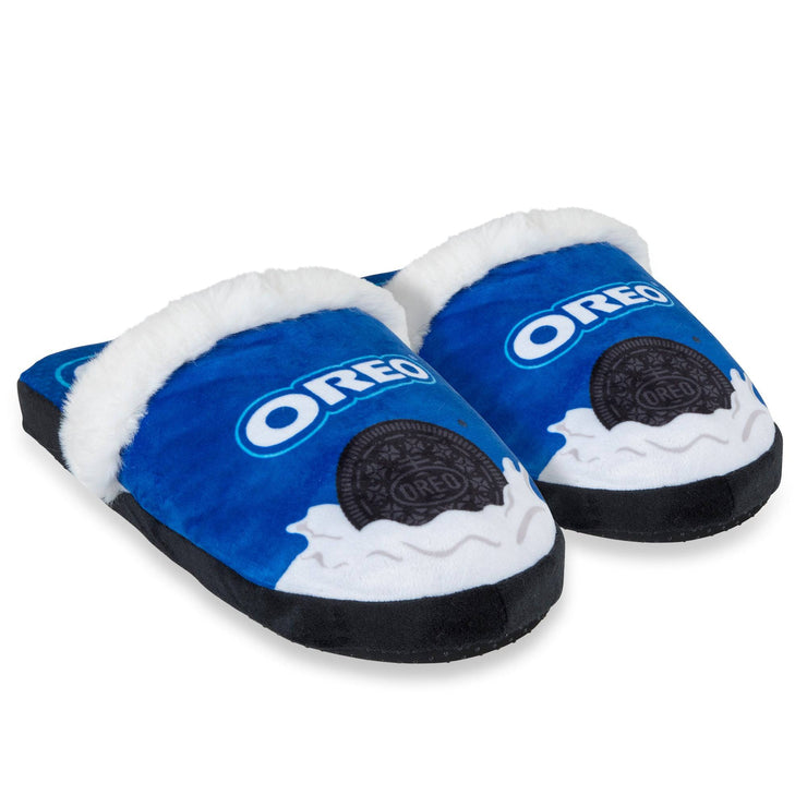 Oreo Dunk Fuzzy Slip-On Slippers