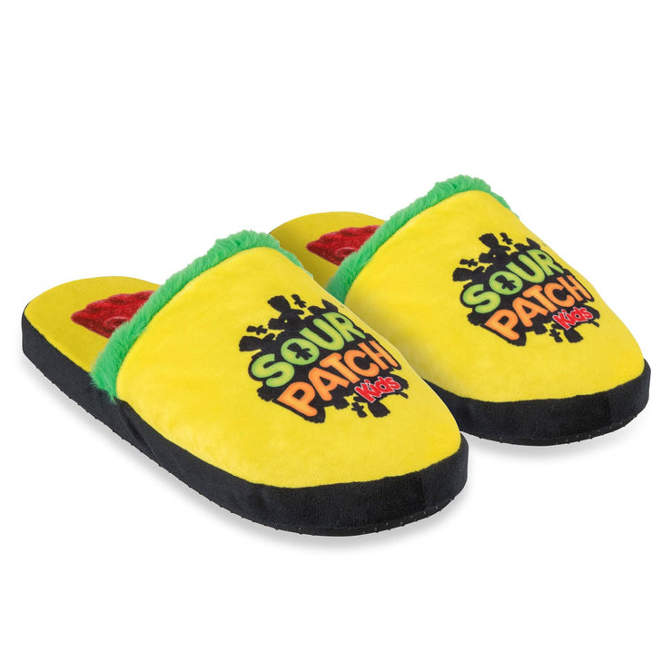 Sour Patch Kids Fuzzy Slip-On Slippers