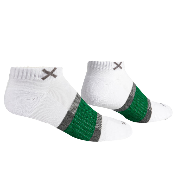 Stripe White Gray Green