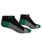 Basix Men Ankle 3 Block Staple Green Black Heather