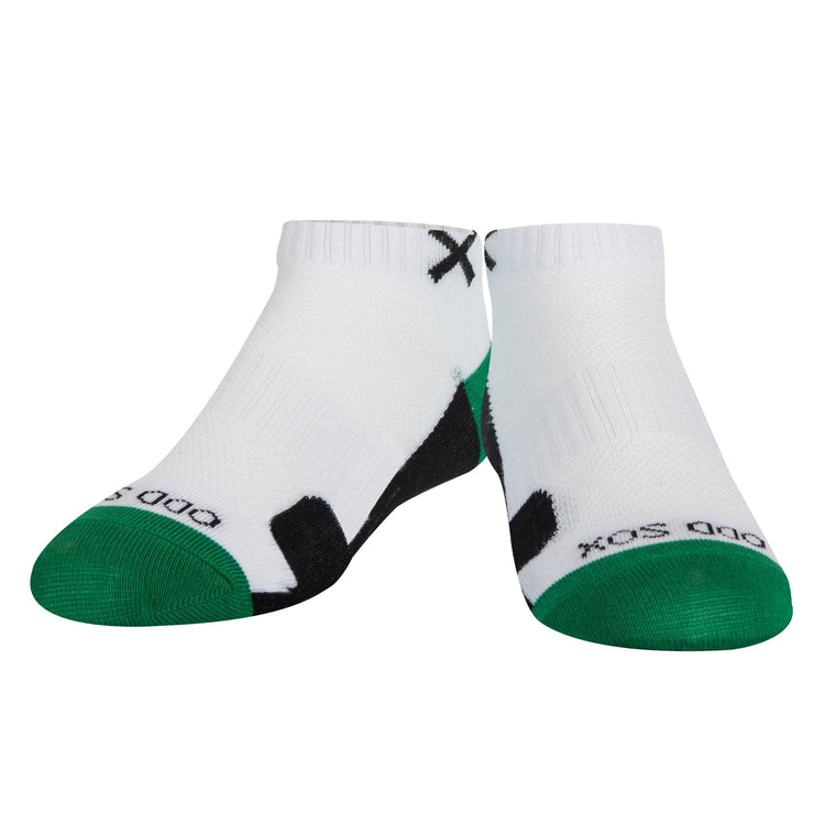 Basix Women Ankle 3 Block Staple Green White Black