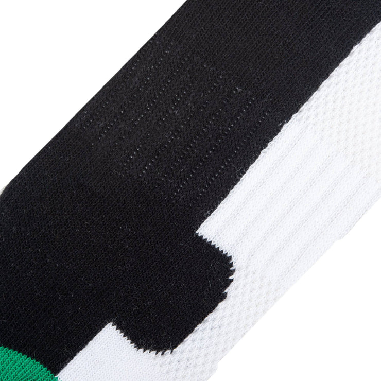 Basix Women Ankle 3 Block Staple Green White Black