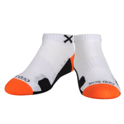 Basix Women Ankle 3 Block Staple Orange White Black