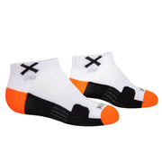 Basix Women Ankle 3 Block Staple Orange White Black